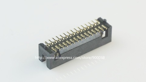 5 uds caja de SMT Header 1,27mm 2x15 P 30 Pin doble fila con la localización de peg post macho recto superficie de montaje SMD PCB IDC hembra ► Foto 1/1