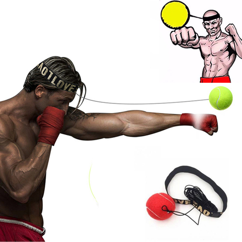 Equipo de Boxeo de bola de lucha de calidad superior Banda de cabeza para entrenamiento de velocidad Reflex boxeo Punch Muay Thai ejercicio envío gratis nuevo ► Foto 1/6