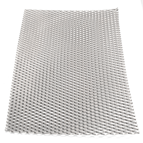 Mayitr-Hoja de malla de titanio y Metal, placa expandida perforada, resistente al calor y a la corrosión, 200mm x 300mm x 0,5mm, 1 unidad ► Foto 1/6