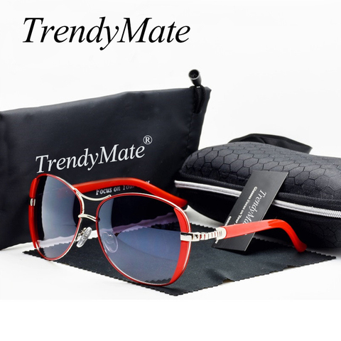 Gafas de sol de alta calidad para mujer, anteojos de sol femeninos de estilo Vintage con caja, de diseñador de marca, M071, en oferta, 2022 ► Foto 1/6