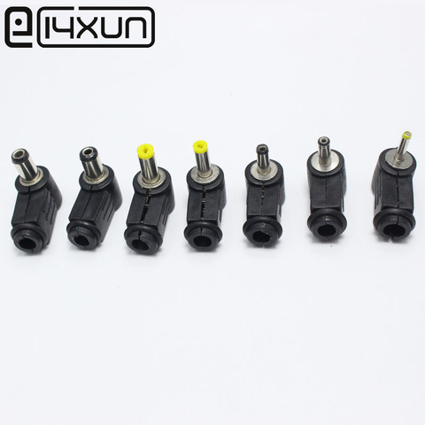 1 piezas macho DC conector de ángulo 90 grados en forma de L de plástico 5,5*2,5*5,5*2,1, 4,8 * 1,7*4,0*1,7*3,5*1,35*3,5*1,1*2,5*0,7mm ► Foto 1/6