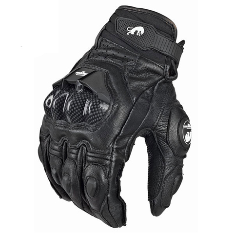 Guantes de motocicleta de cuero de invierno con dedos completos para hombres y mujeres guantes de Motocross guantes de engranajes protectores guantes de Moto ► Foto 1/3