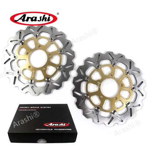 Arashi 2 uds para KAWASAKI ZZR1400 2006 CNC 2007 rotores de disco de freno delantero ZZR 1400 ABS 2006-2022 ZX6R Z 800 1000 Z800e ZX10R GTR ► Foto 1/6