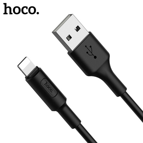 HOCO-Cable USB de carga rápida para iPhone, Cable de datos para iPhone 11 Por X 8 7 6 5 6s plus, Apple IOS 11 iPad ► Foto 1/6