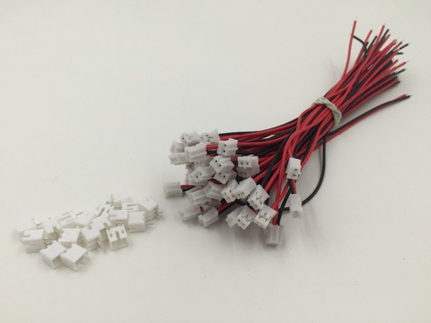 5 Juegos Mini Micro JST 2,0 PH 2-Pin conector enchufe con Cables 120MM fábrica directamente al por mayor hecho por el cliente OEM caliente ► Foto 1/5