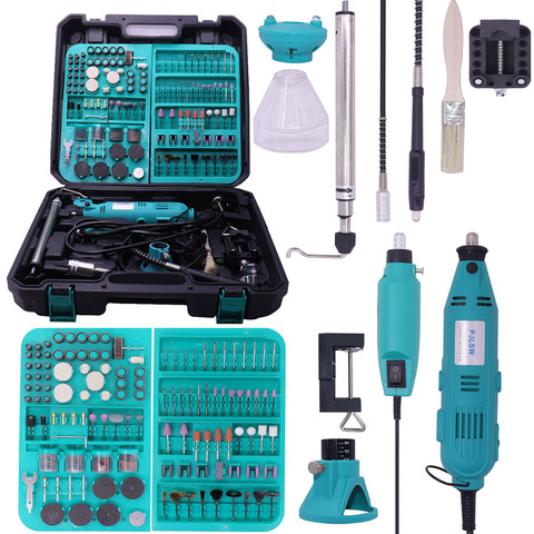 PJLSW-Kit de combinación de herramienta lijadora eléctrica, 180w, 350-I, máquina pequeña de jade tallado, pulidora ► Foto 1/3