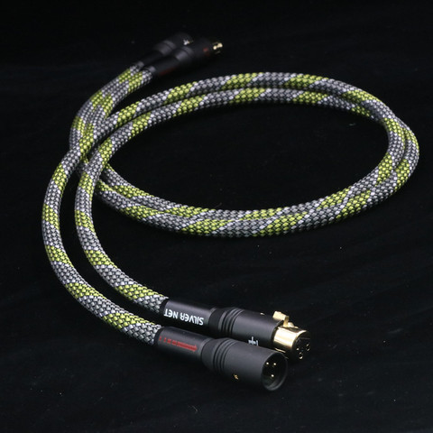 Audiocrast-Cable de audio de alta fidelidad XLR, cable equilibrado de alta gama, 3 pines, 2 XLR macho a 2 XLR hembra, 1m, 2m, 3m, 5m ► Foto 1/3