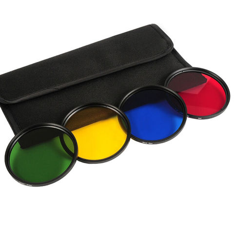 Juego de filtros de color 5 en 1, verde, amarillo, azul, rojo, 37 40,5 43 46 49 52 55 58 62 67 72 77 82 MM ► Foto 1/1