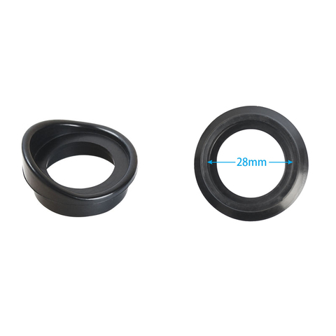 AOMEKIE-Eyecups de goma para lente ocular microscópico estéreo, protectores para los ojos, 28mm, 2 uds. ► Foto 1/3