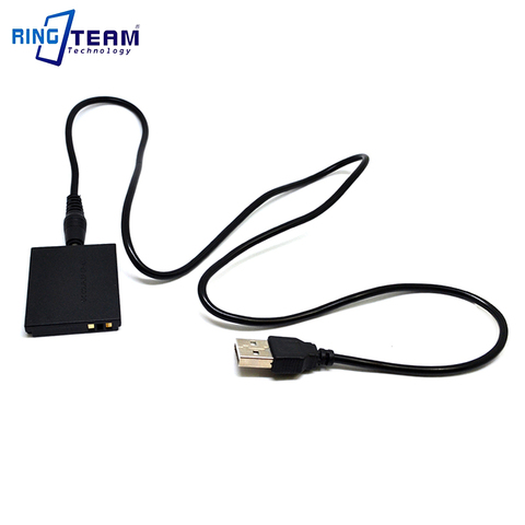 Alimentación USB Cable + DC DR acoplador-40 DR40 NB-6L para Canon Powershot cámaras ELPH 500 HS SD770 SD980 SD1200 D10 D30 S90 S95 S120.. ► Foto 1/1