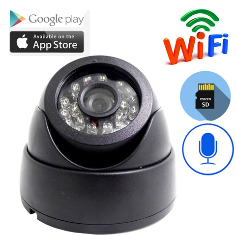 Mini cámara de wifi de seguridad IP Cámara Audio Mini cámara inalámbrica visión nocturna CCTV Monitor del bebé de la cámara del WiFi P2P ONVIF ► Foto 1/6