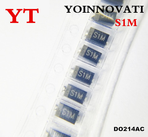 100 unids/lote S1M 1A 1000V SMA DO214AC mejor calidad ► Foto 1/1