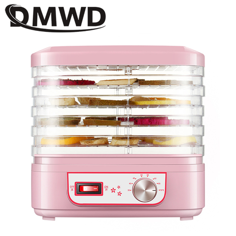 DMWD-deshidratador de alimentos con 8 bandejas, máquina eléctrica para secado de frutas, verduras, hierbas, carne, yogur, aperitivos para mascotas, horno secador de aire, EU ► Foto 1/3