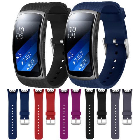 Hangrui-pulsera de repuesto para Samsung Gear Fit 2 Pro, banda de silicona de lujo para reloj Samsung Fit2 SM-R360, Correa antipérdida ► Foto 1/6
