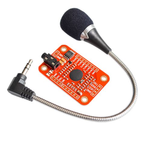 Módulo de reconocimiento de voz V3, placa de reconocimiento de velocidad compatible con 80 tipos de placa de sonido de voz para Arduino ► Foto 1/3