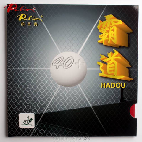 Palio-Goma de tenis de mesa oficial 40 + hadou, nuevo material, esponja azul para ataque rápido con bucle ► Foto 1/6