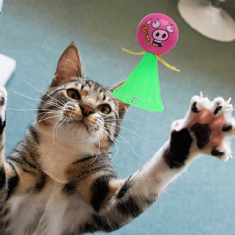 [MPK Store] juguete de gato saltarín, juguete de gato mascota, juguete para gatos, juguete que rebota ► Foto 1/5