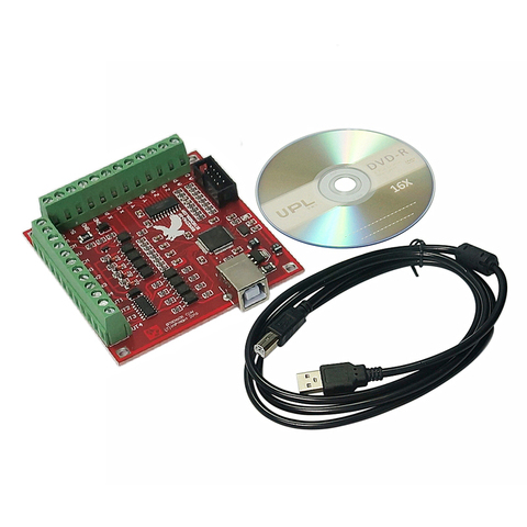 USB MACH3 100 kHz Placa de adaptación 4 eje de interfaz de controlador de movimiento para el router cnc ► Foto 1/6