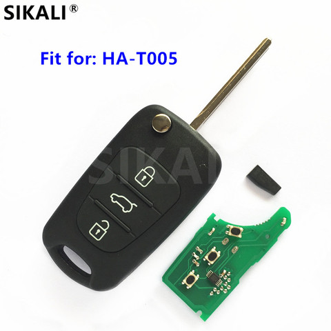 Llave remota DIY para coche Hyundai modelo HA-T005, conjunto de transmisor 433-EU-TP 433MHz ID46 Chip CE 0678 CMIT ► Foto 1/5