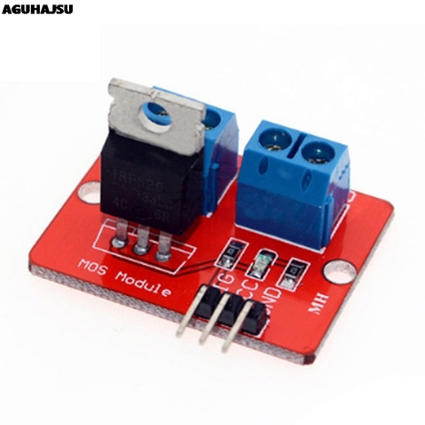 0-24V superior Mosfet botón IRF520 MOS módulo de controlador para Arduino MCU ARM Raspberry pi ► Foto 1/5