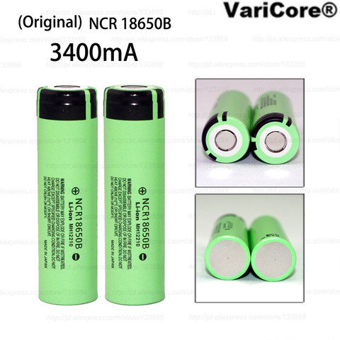¿2 uds? Nuevo Original 18650 3,7 V 3400mAh NCR18650B batería recargable de litio equipo industrial usando ► Foto 1/3