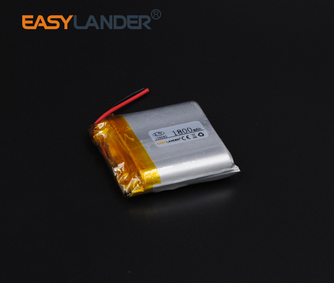 104040 de 3,7 V 1800mAh recargable li batería de polímero de iones de litio para GPS PSP MP3 altavoz DIY de potencia LED lápiz Bluetooth GSP974241HT ► Foto 1/1