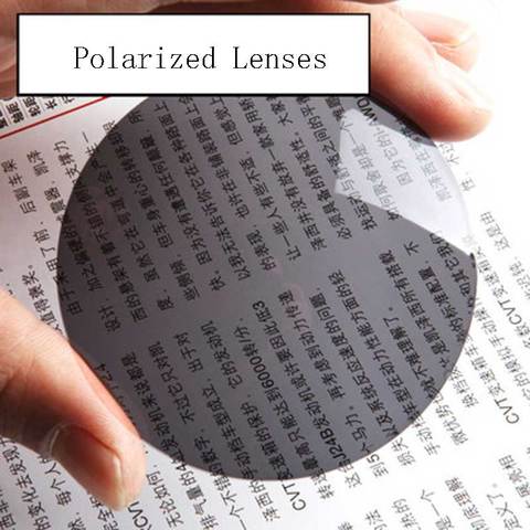 Gafas de sol polarizadas de 1.499 CR-39 lentes ópticas graduadas lentes polarizadas antirreflejos para conducir, pescar, actividades al aire libre ► Foto 1/6