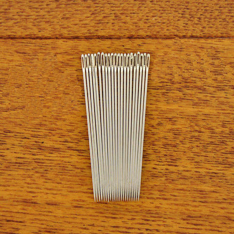 30 piezas de acero unids de tono plateado agujas de coser largas de 6,6 cm de largo juego de alfileres de agulhas ► Foto 1/1