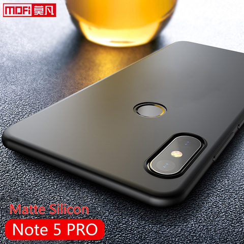 Xiaomi Redmi Note 5 Pro funda Redmi note 5 funda silicona trasera suave delgada protección negra 5,99 