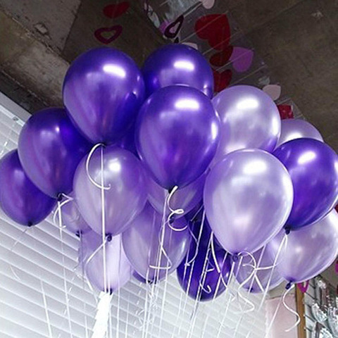 12 unidades 12 pulgadas perla de látex globos bolas de aire fiesta de cumpleaños decoración de la boda fuentes del partido del globo del helio ► Foto 1/6