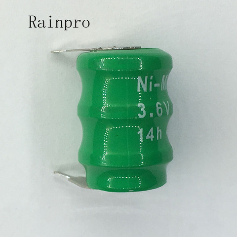 Rainpro-pilas recargables de batería, 1 unids/lote, NI-MH, 3,6 V, 40mAh, para reloj ► Foto 1/4