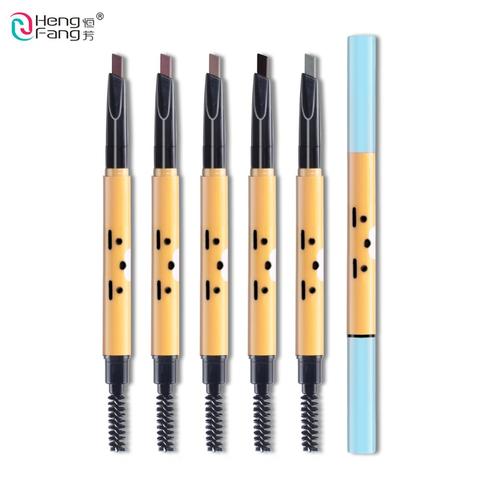HengFang-lápiz de cejas automático, 5 colores, resistente al agua, suave y suave, 0,14g, marca de maquillaje ► Foto 1/6