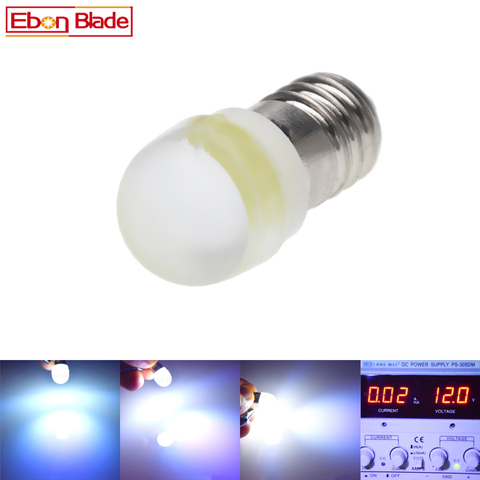 2 x E10 1 SMD 1447 1 bombilla LED 100LM luces de liquidación DC 12V tornillo Base bombilla LED para lámpara luz blanca 6000K ► Foto 1/6