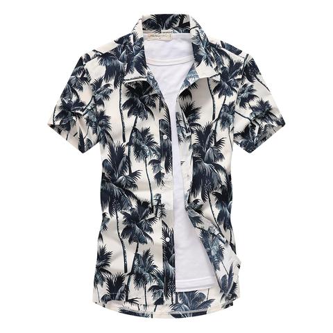 Camisa hawaiana de manga corta para hombre a la moda de 2022