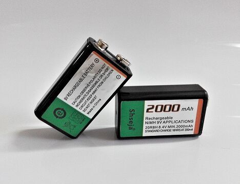 Nuevo, 2 uds., 9 v, 2000mAh, Ni-MH, recargable, 9 voltios, NiMH, batería ► Foto 1/1