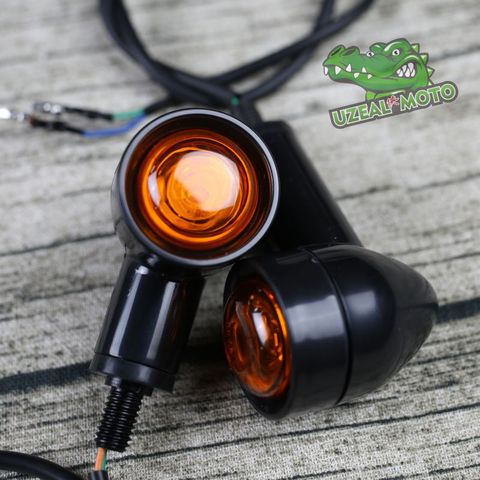 Luz LED Universal Vintage para motocicleta, luz de giro, indicador de dirección ► Foto 1/4