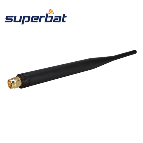 Superbat-antena de goma aérea 3dbi de 50 Ohm y 868Mhz, amplificador de señal de 60W, conector SMA de entrada, Conector recto para Radio Ham ► Foto 1/3