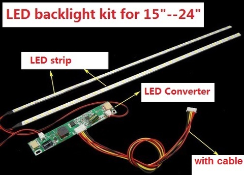 Kit de retroiluminación LED de 540mm, funciona con 15 
