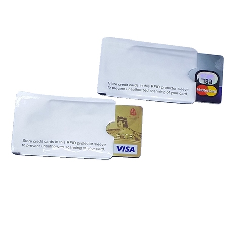 Bloqueo de tarjeta de manga blindada RFID, protección de tarjeta IC de 13,56 mhz, tarjeta de seguridad NFC, evita el escaneo no autorizado ► Foto 1/3