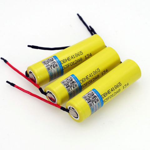 VariCore-batería recargable de iones de litio HE4, Original, 2500mAh, 18650, 3,7 V, descarga de 20A + Cable de gel de sílice, bricolaje ► Foto 1/6