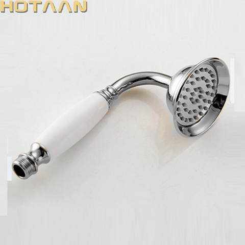 Cabezal de ducha de mano cromado de cobre macizo, cabezal de ducha de lujo con YT-5191-C de cerámica, venta al por menor ► Foto 1/6