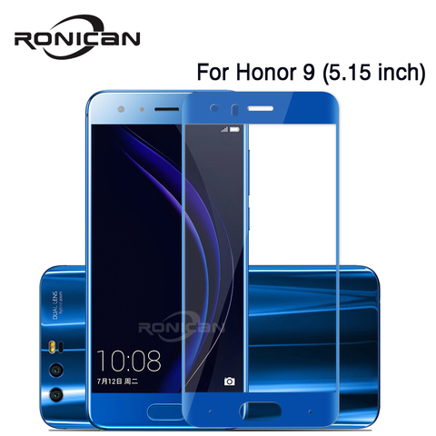 RONICAN-Protector de pantalla de cristal templado para móvil, cristal Protector antiarañazos de 0,26mm para Huawei Honor 9 9 Lite V9, Honor V10 9 Lite ► Foto 1/6