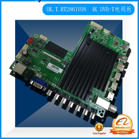 HK no RT2861V08 HK no RT2861V08 DVB-T2 digital 4K TV placa base ► Foto 1/4