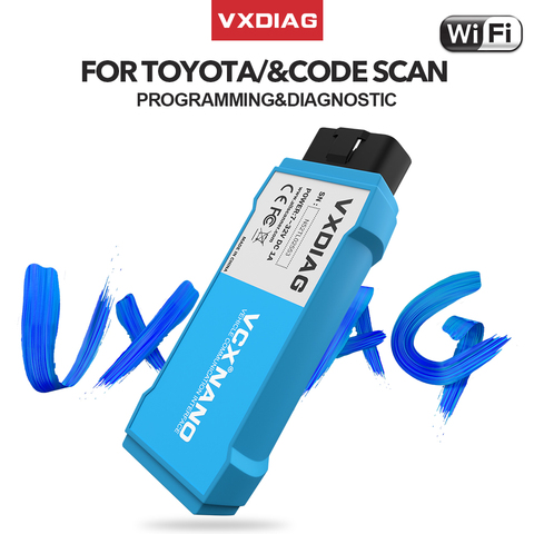 VXDIAG-NANO herramienta de diagnóstico para Toyota it3, Software TIS V14, Techstream V15, WIFI, escáner de diagnóstico para Lexus obd2, herramientas de coche ► Foto 1/6
