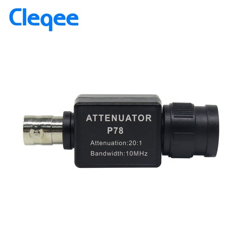 Cleqee P78 20:1 atenuador de señal 10MHz ancho de banda osciloscopio accesorios BNC adaptador osciloscopio versión de actualización HT201 ► Foto 1/5