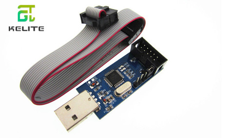 1 Uds nuevo USBASP USBISP AVR programador USB ISP USB ASP ATMEGA8 ATMEGA128 apoyo Win7 64K ► Foto 1/1