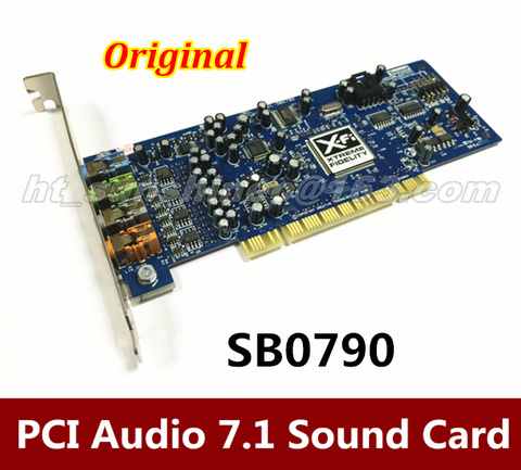 De alta calidad y Original Sound Blaster SB0790 X-Fi Xtreme Audio 7,1 canal PCI tarjeta de sonido para creativo Escritorio de ► Foto 1/4