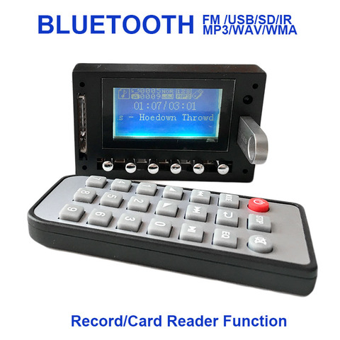Módulo de MP3 con Bluetooth, reproductor de música HIFI sin pérdidas, tarjeta Decorder, reproductores de Audio, tarjeta SD, grabación USB, WAV, Mini juego de Radio FM ► Foto 1/6