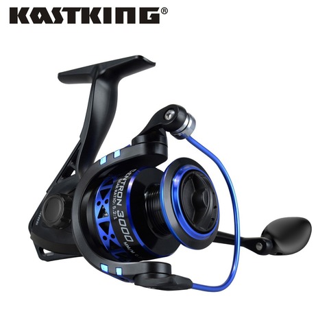 KastKing Centron-carrete de pesca giratorio de peso ligero, Ratio de engranaje 9 + 1 rodamientos de bolas, potencia de Arrastre máxima de 8KG, 5,2: 1/4, 5:1 ► Foto 1/6