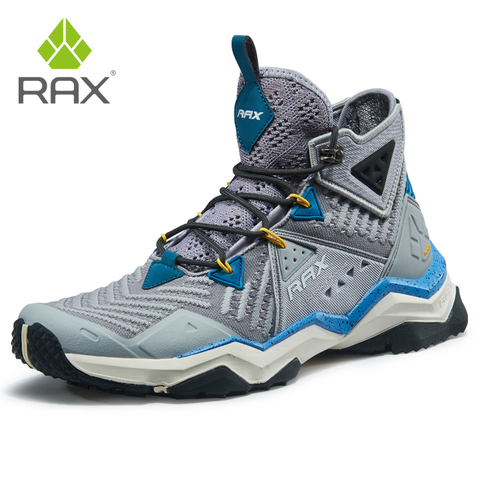 RAX, zapatos de senderismo profesionales para hombre, botas de escalada para exterior, botas para montaña, zapatillas de acampar para hombre, botas de Trekking de talla grande ► Foto 1/6